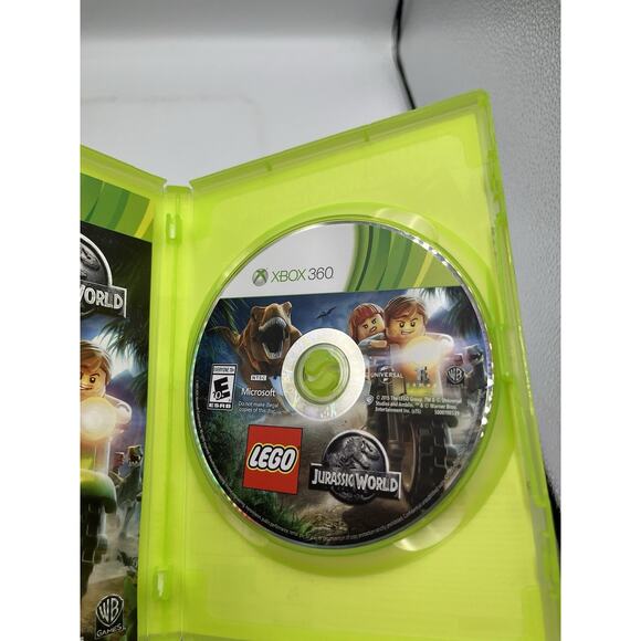 LEGO Jurassic World (Microsoft Xbox 360, 2015) With Manual - Tested & Working ! - Picture 4 of 6